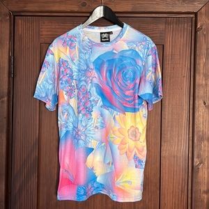🌈 Vapor95 Floral Unisex tee M 🌈